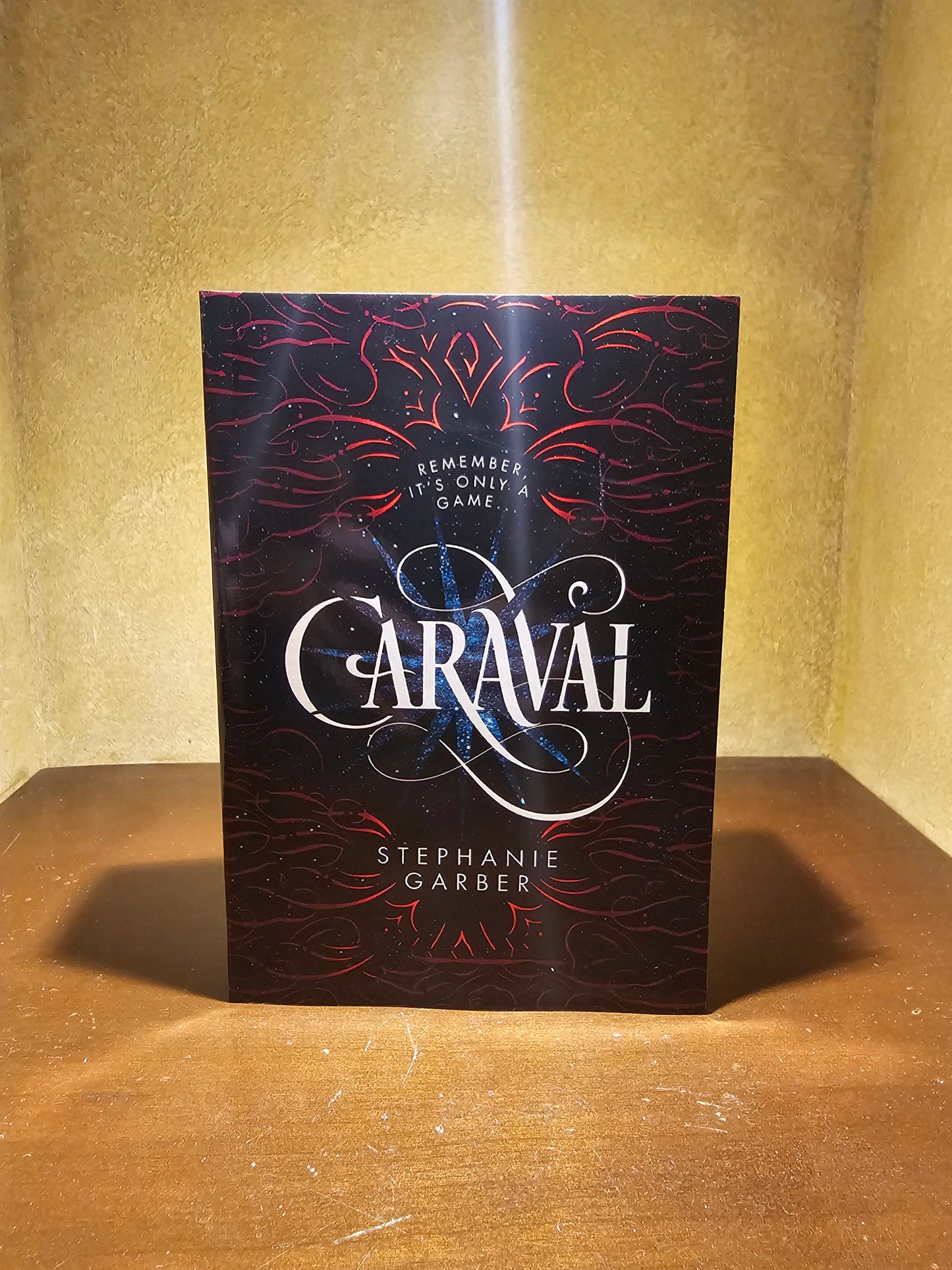 Actual photo of caraval book 1